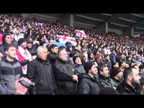 რა ხდებოდა სტადიონზე რუსეთის ჰიმნის დროს